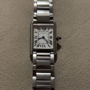 Tank style watch